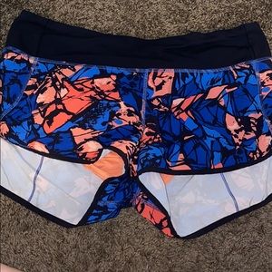 Speed up lululemon shorts 2.5 inch inseam